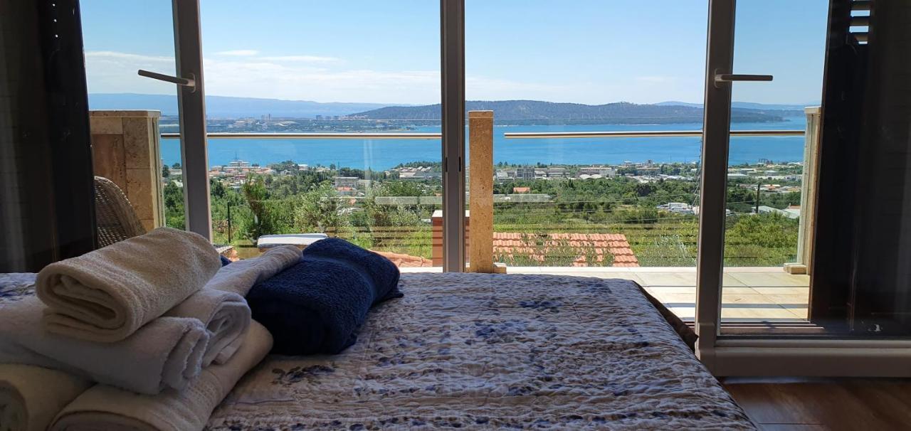 Villa Lkl, Heated Private Pool, Secluded And With A Great View Kaštela Exterior foto